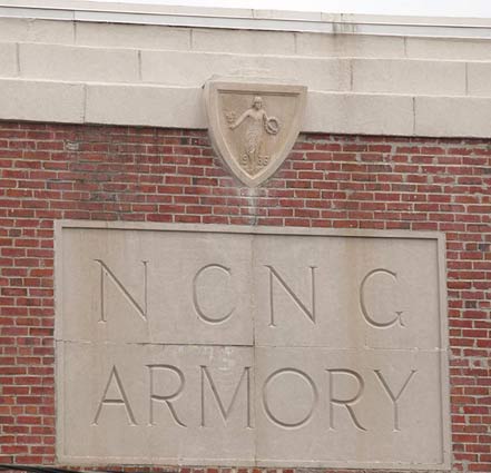 Canton Armory Plaque